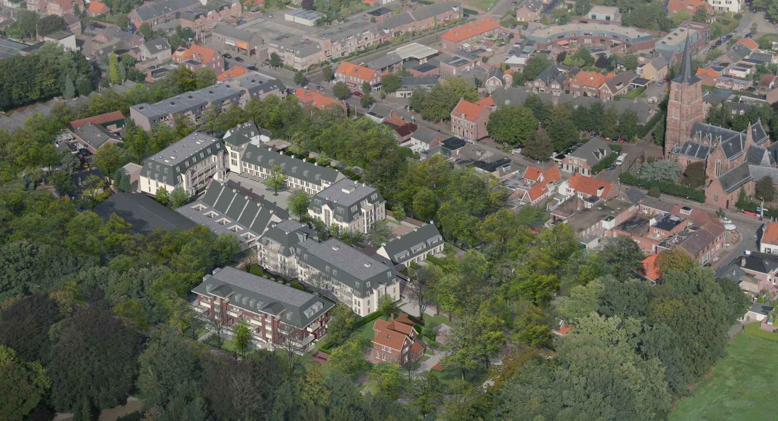 Parkstaete Loon op Zand Vogelvlucht